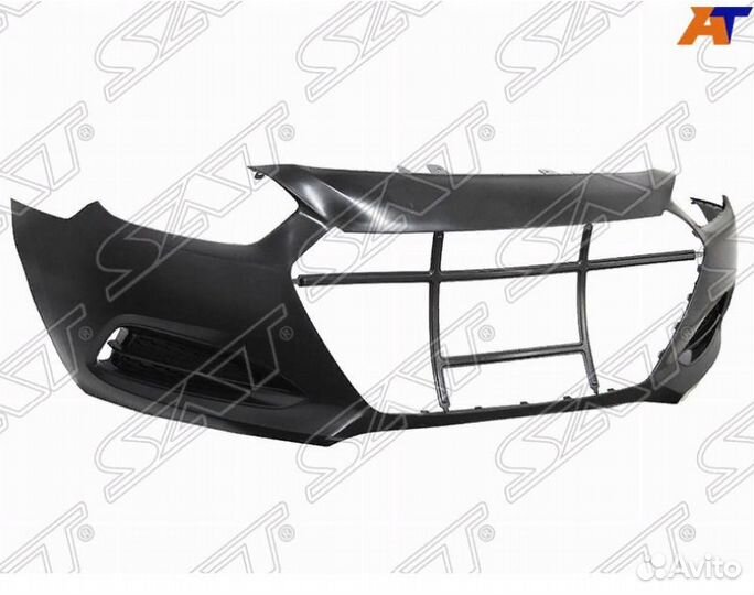 Бампер передний hyundai I40 15-17 с заглушками