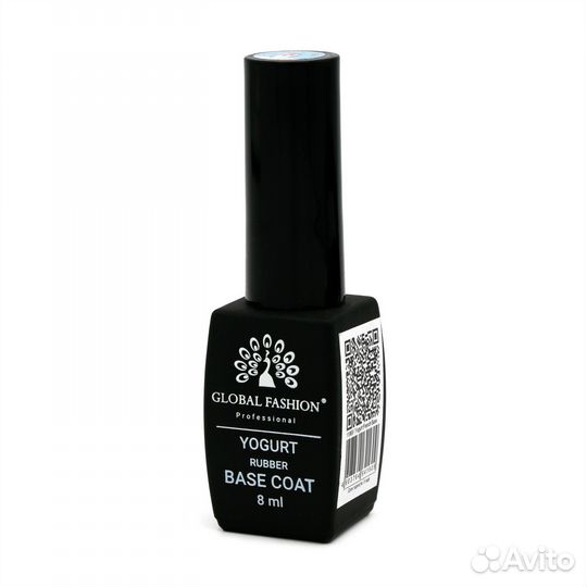 Каучуковая молочная френч база с полупрозрачной йо