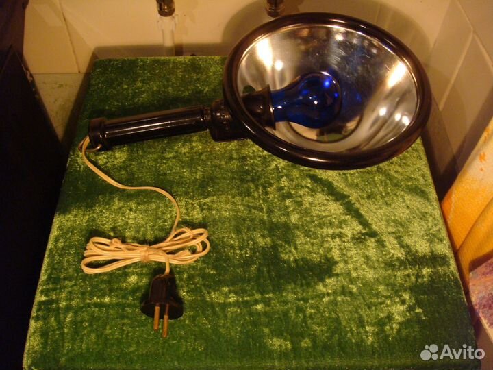 Синяя лампа для прогревания Медицина СССР