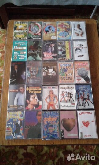 Аудиокассеты новые, с записями