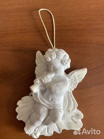 Ангелок гипсовый для интерьера