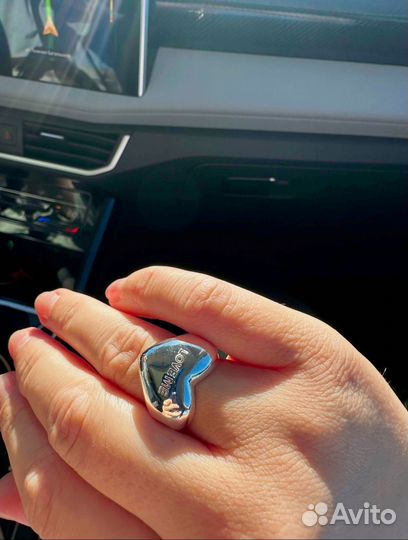 Кольцо Love me безразмерное