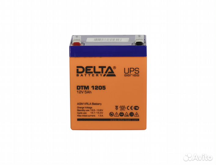 Аккумуляторная батарея Delta DTM 1205 (12V / 5Ah)
