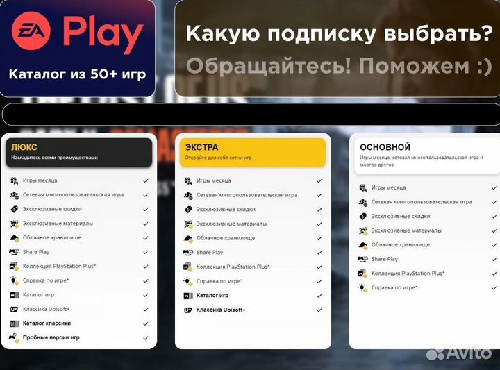 Игра в аренду подписка PS Plus Deluxe и не только