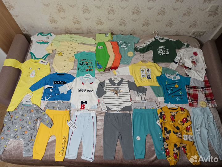 Вещи на мальчика от 62-68-74-80см