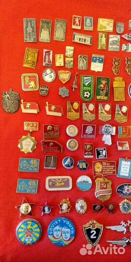 Значки СССР несколько
