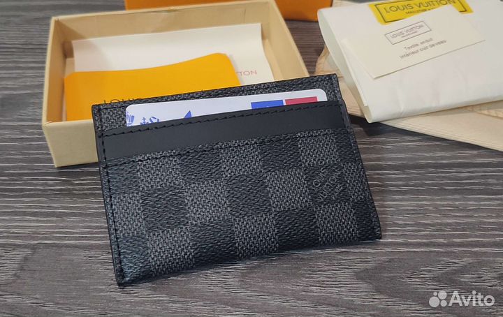 Кардхолдер мужской LV damier graphite новый