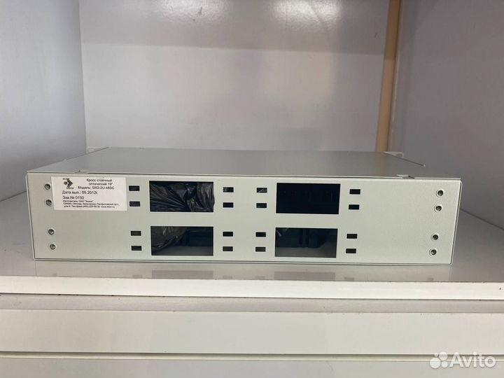 Шкаф кроссовый оптический стоечный шко-С-2U-48