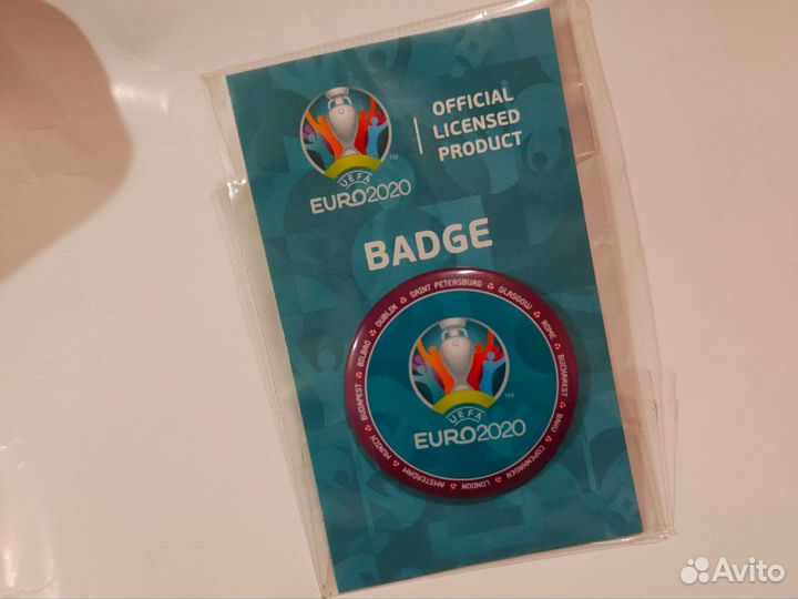 Значок(badge) Евро 2020, новый