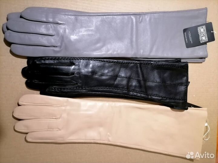Женские и мужские кожаные перчатки