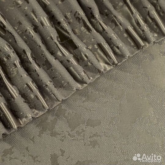 Шторы тёмно-серые