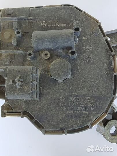 Моторчик трапеции дворников (стеклоочистителя)