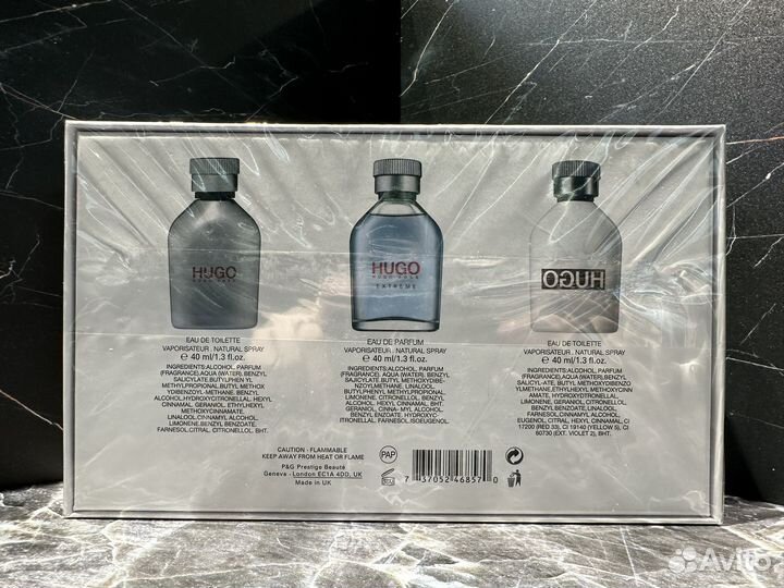 Подарочный набор hugo boss 3*40ml