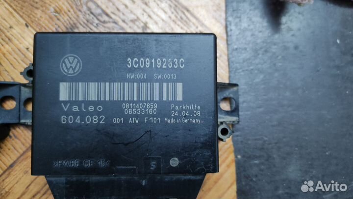 Блок управления парктрониками volkswagen