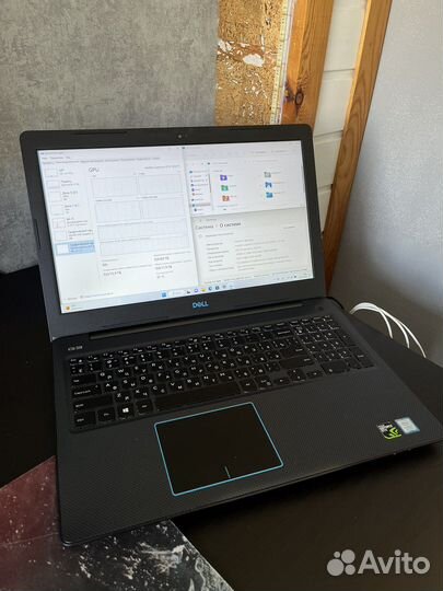 Ноутбук dell g3 3579. 1050ti / 8750h