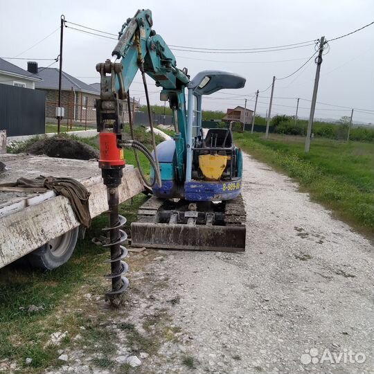 Услуги миниэкскаватора