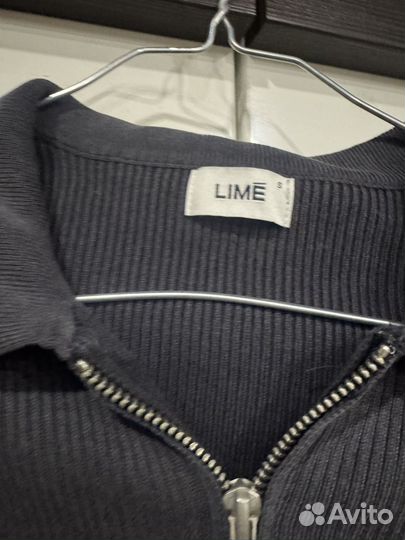 Кофта на молнии lime s