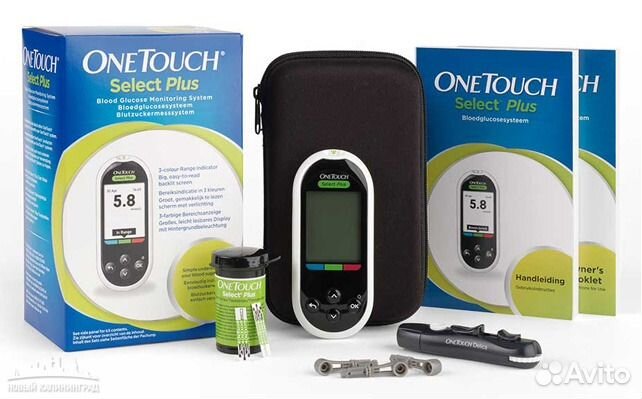 Глюкометр One Touch select plus с Bluetooth