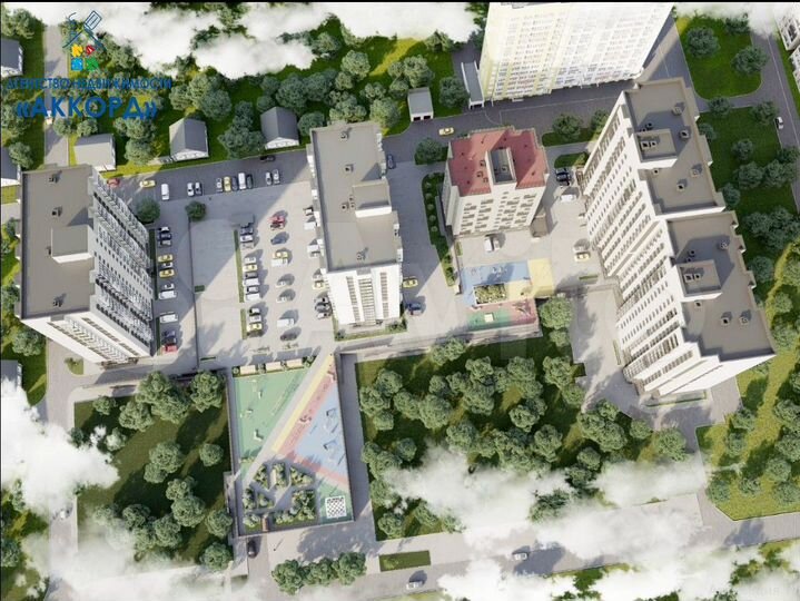 2-к. квартира, 41,4 м², 13/16 эт.