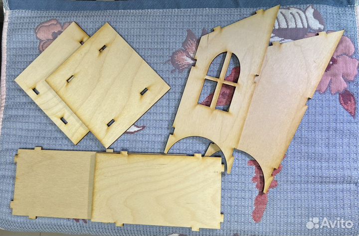 Набор для рукоделия деревянный чайный домик