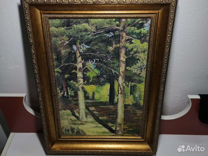 Шишкин Сосны освещённые солнцем картина маслом