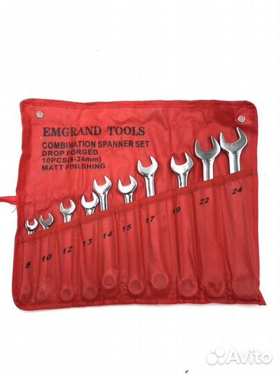 Набор Комбинированных Ключей 10шт 8-24 Middly В Су
