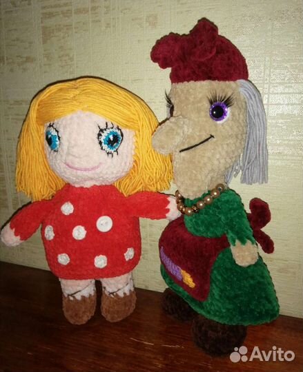 Вязаные игрушки ручной работы
