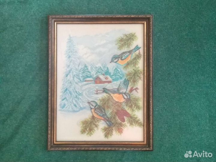 Картина вышитая крестом