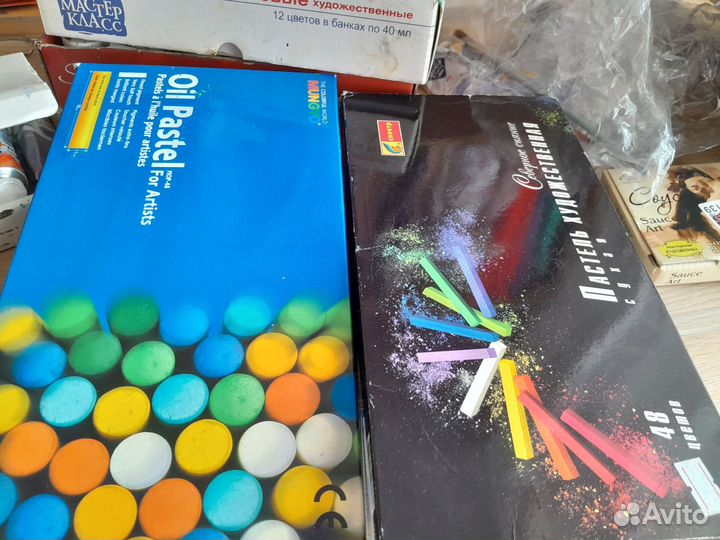 Краски темпера гуашь масло пастель соус