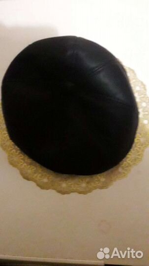 Мужская кожаная кепка