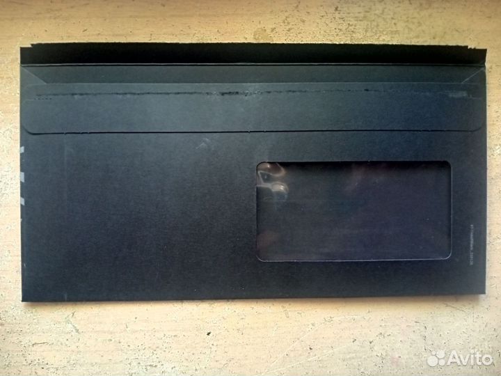 Конверт от карты Банка Тинькофф