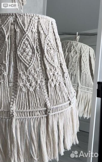 Абажур плетеный