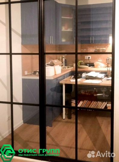 Стеклянные перегородки