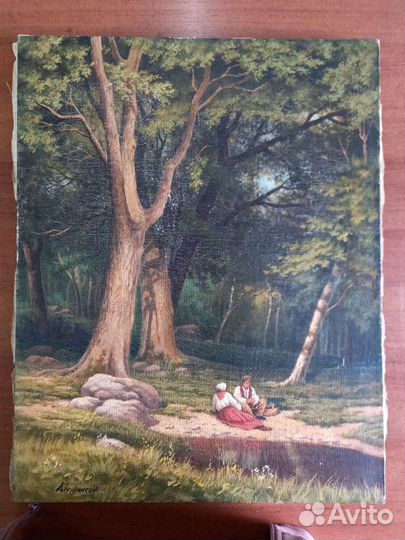 Антикварная картина. Туржанский Л.В. 1935г. Холст