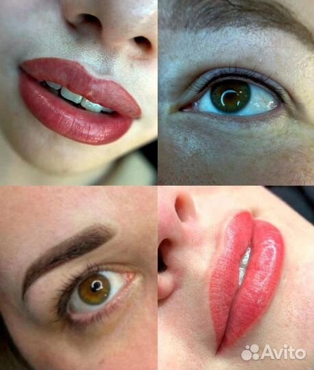 Перманент бровей, губ, межресничка, стрелка,татуаж