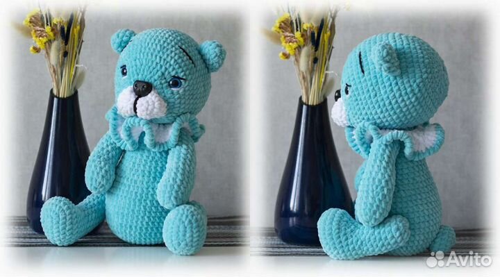 Медвежонок (амигуруми,мягкая вязанная игрушка)