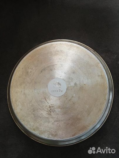 Тарелка СССР от бритвенного прибора алюминиевая