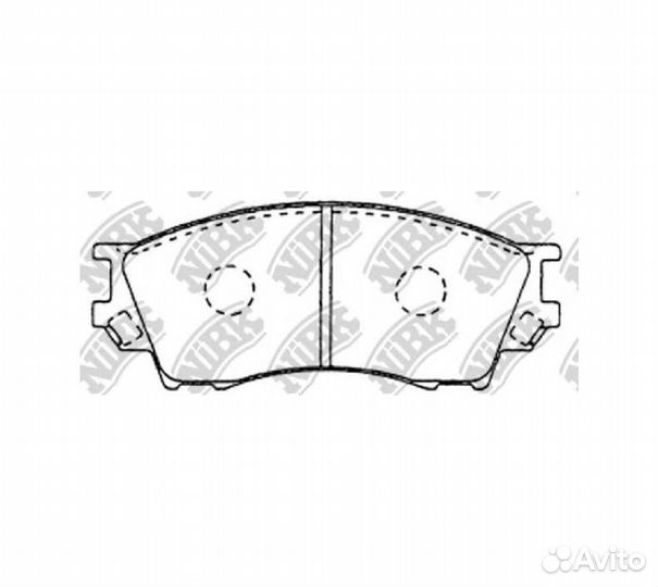 Колодки тормозные передние