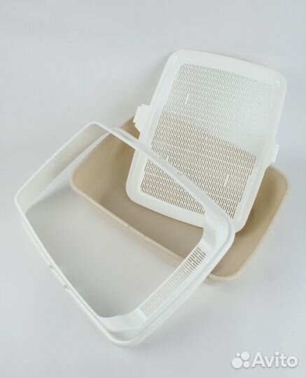 Лоток для кошек большой с высокими бортами