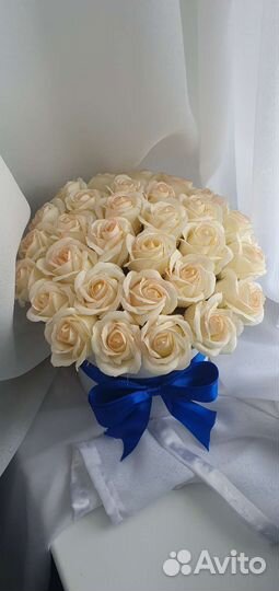 Букет из мыльных роз