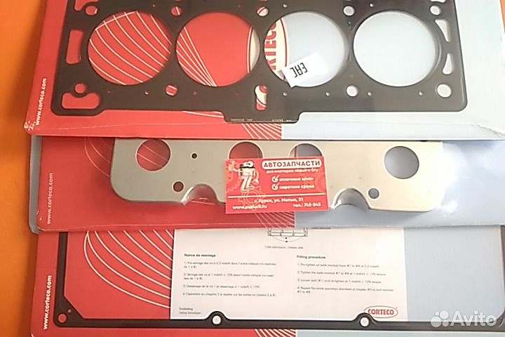 Прокладка гбц рено логан ларгус сандеро клио симбо