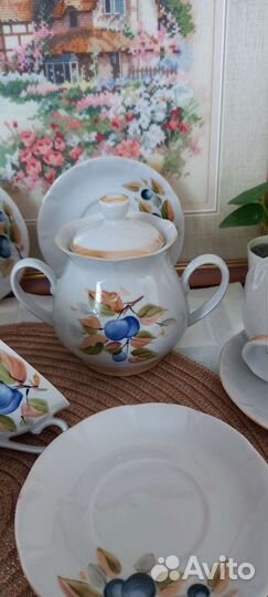 Чайный сервиз 14 предметов(винтаж) СССР