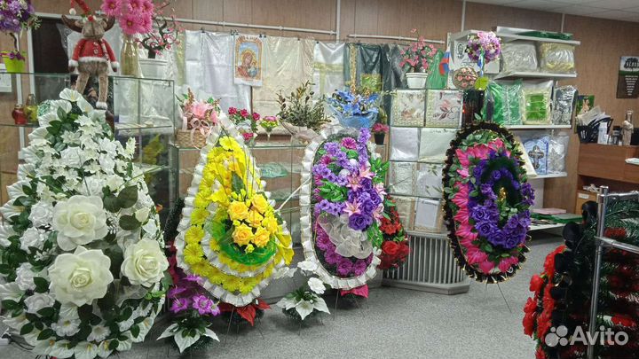 Ритуальные венки, кремация