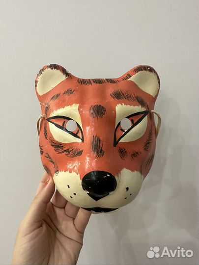 Маска маскарадная СССР тигр