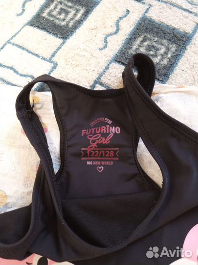Купальник для девочки 122 128 новый
