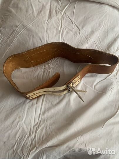 Пояс - корсет фиксирующий кожаный