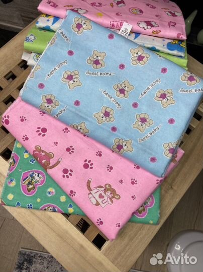 Пеленки новые фланель, ситец, трикотаж