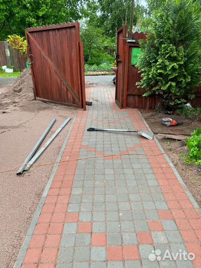 Укладка тротуарной плитки, брусчатки. под ключ