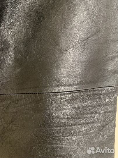 Кожаные брюки женские