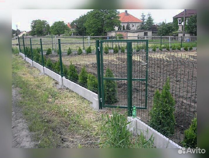 Забор сетка 3д